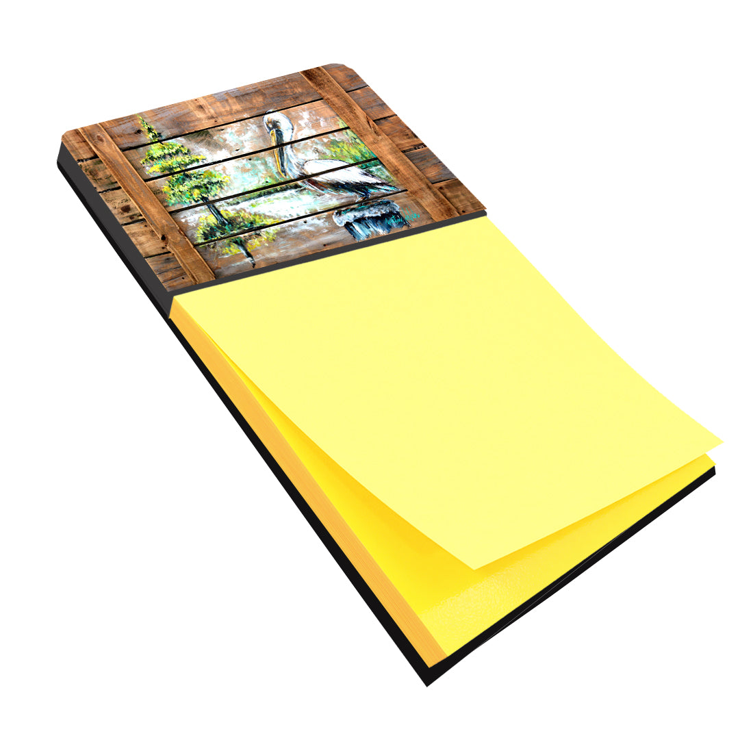 Buy this Summer by the Lake White Pelican Sticky Note Holder