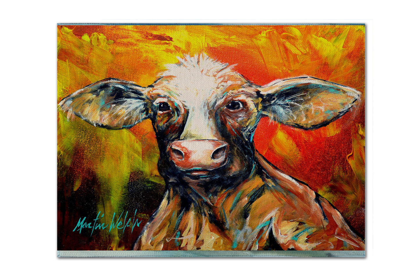Buy this Another Happy Cow Fabric Placemat