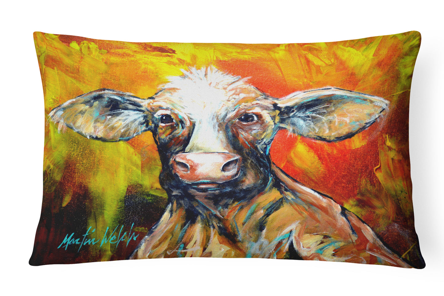 Buy this Another Happy Cow Canvas Fabric Decorative Pillow