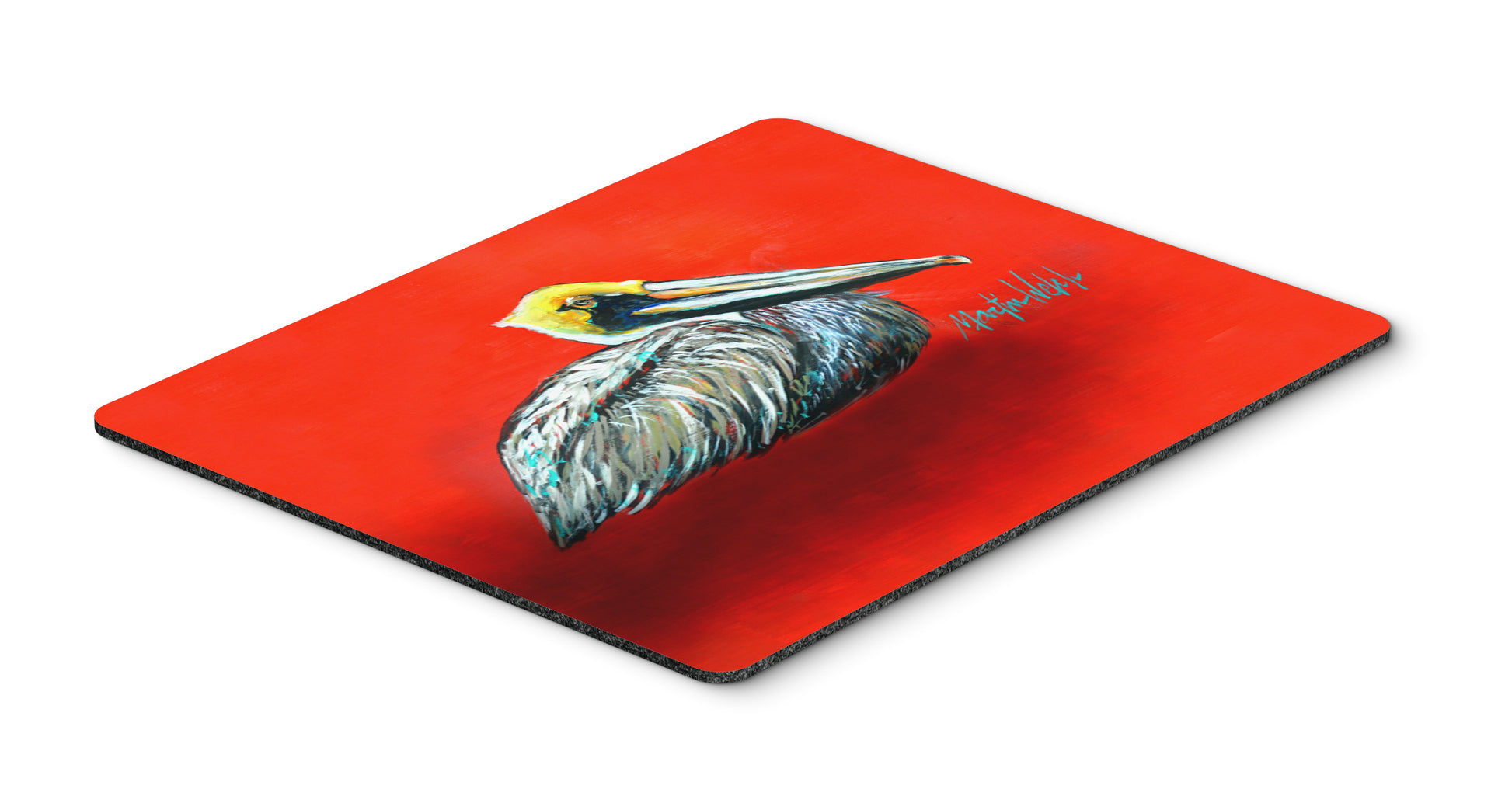 Buy this Sitting Brown Pelican Mouse Pad, Hot Pad or Trivet