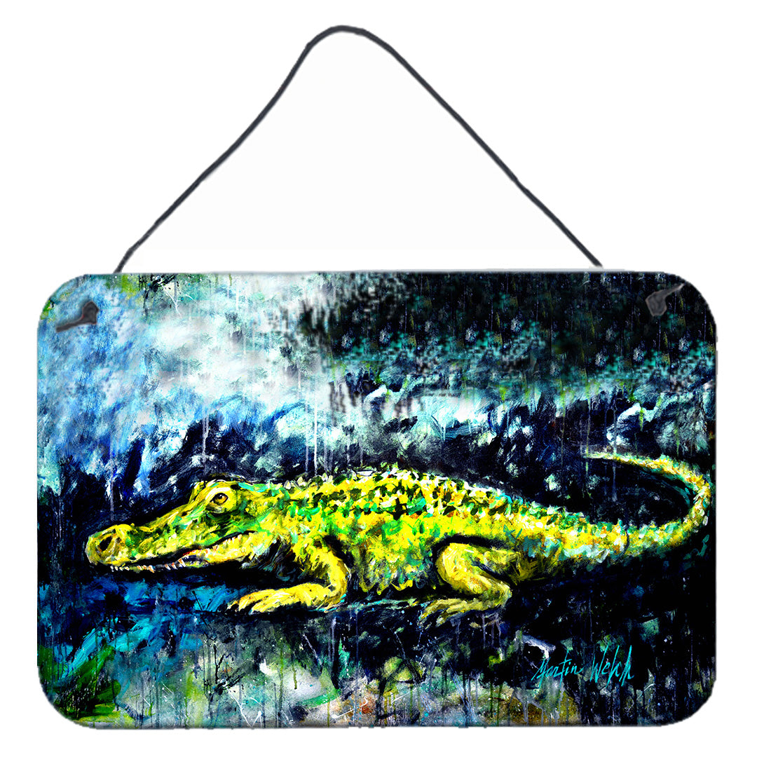 Buy this Sneaky Alligator Wall or Door Hanging Prints