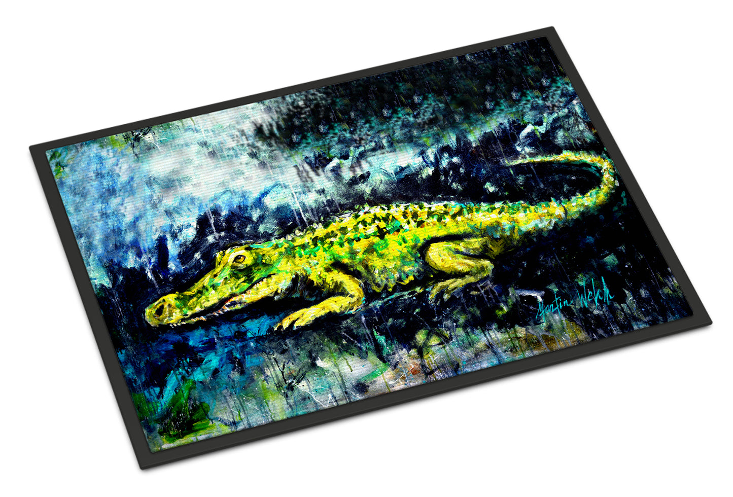 Buy this Sneaky Alligator Indoor or Outdoor Mat 18x27