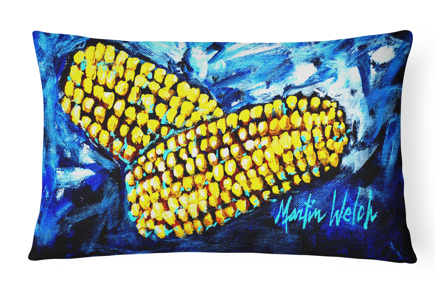Buy this Two Corn Please Canvas Fabric Decorative Pillow