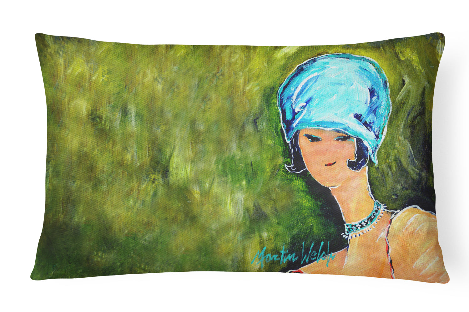 Buy this Young Voncile Still in High School Canvas Fabric Decorative Pillow
