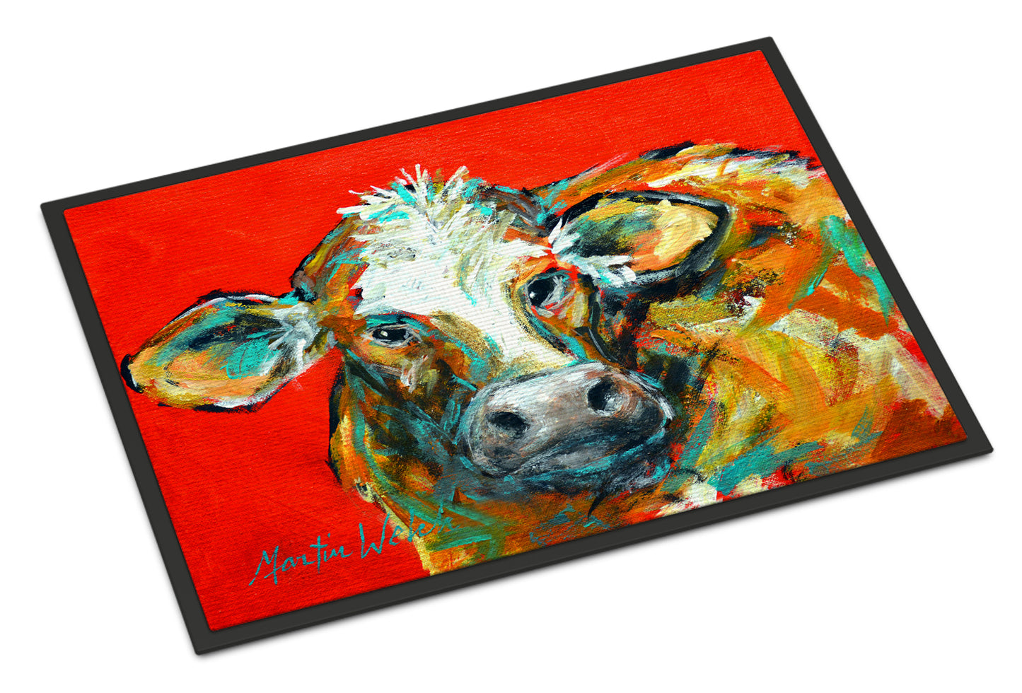 Buy this Caught Red Handed Cow Indoor or Outdoor Mat 24x36