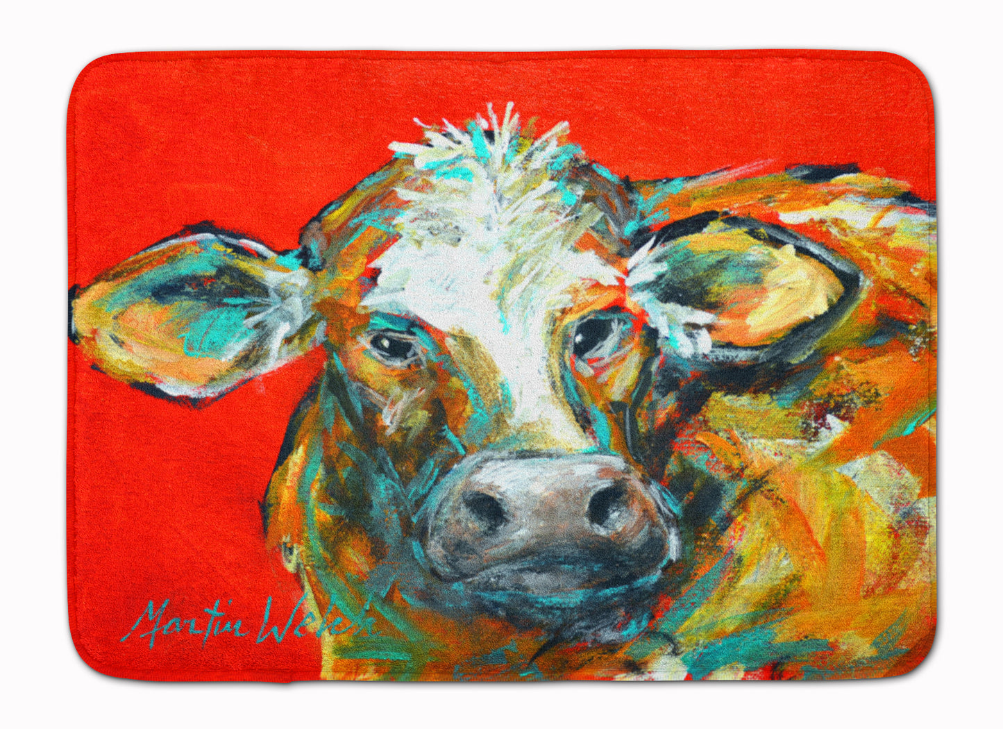 Buy this Caught Red Handed Cow Machine Washable Memory Foam Mat