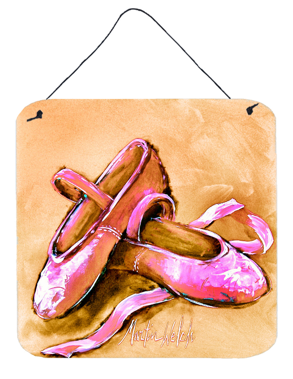 Buy this Ballet Shoes Brown and Pink Wall or Door Hanging Prints