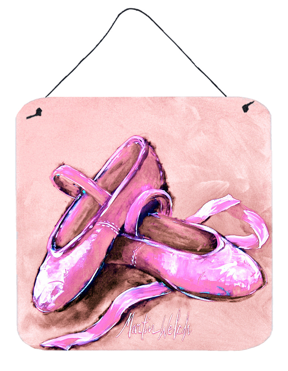 Buy this Ballet Shoes Pink Wall or Door Hanging Prints