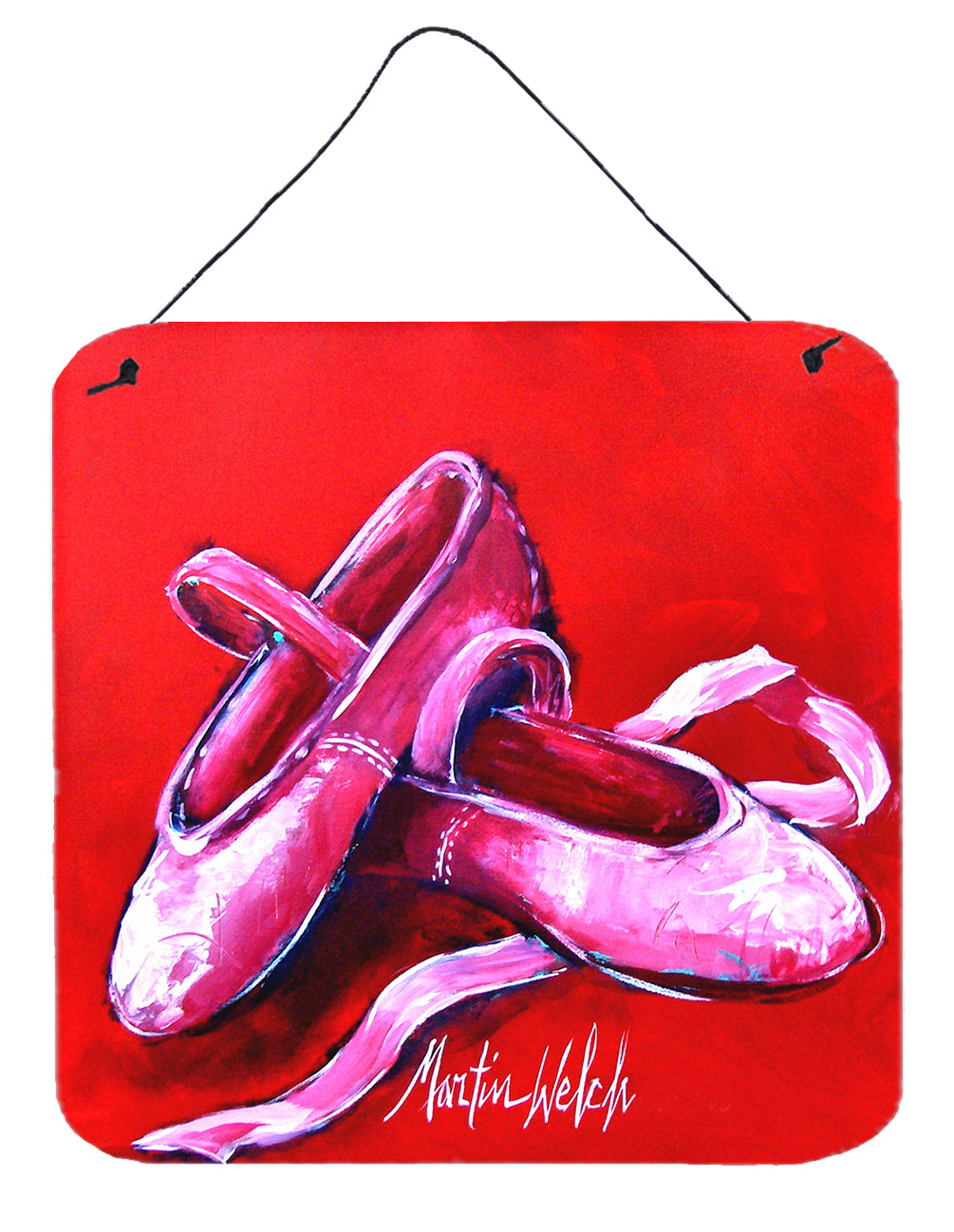 Buy this Ballet Shoes Red Wall or Door Hanging Prints