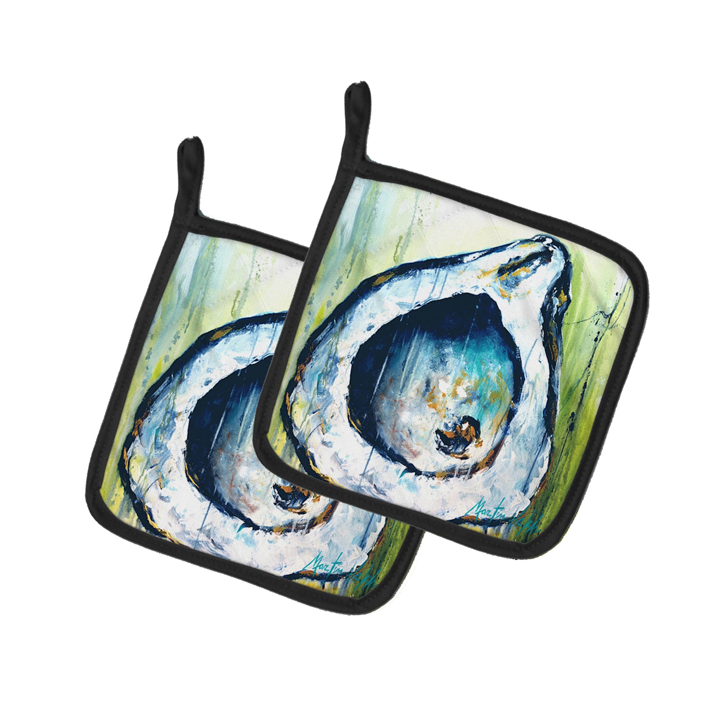 Buy this Blue Rock Oyster Pair of Pot Holders