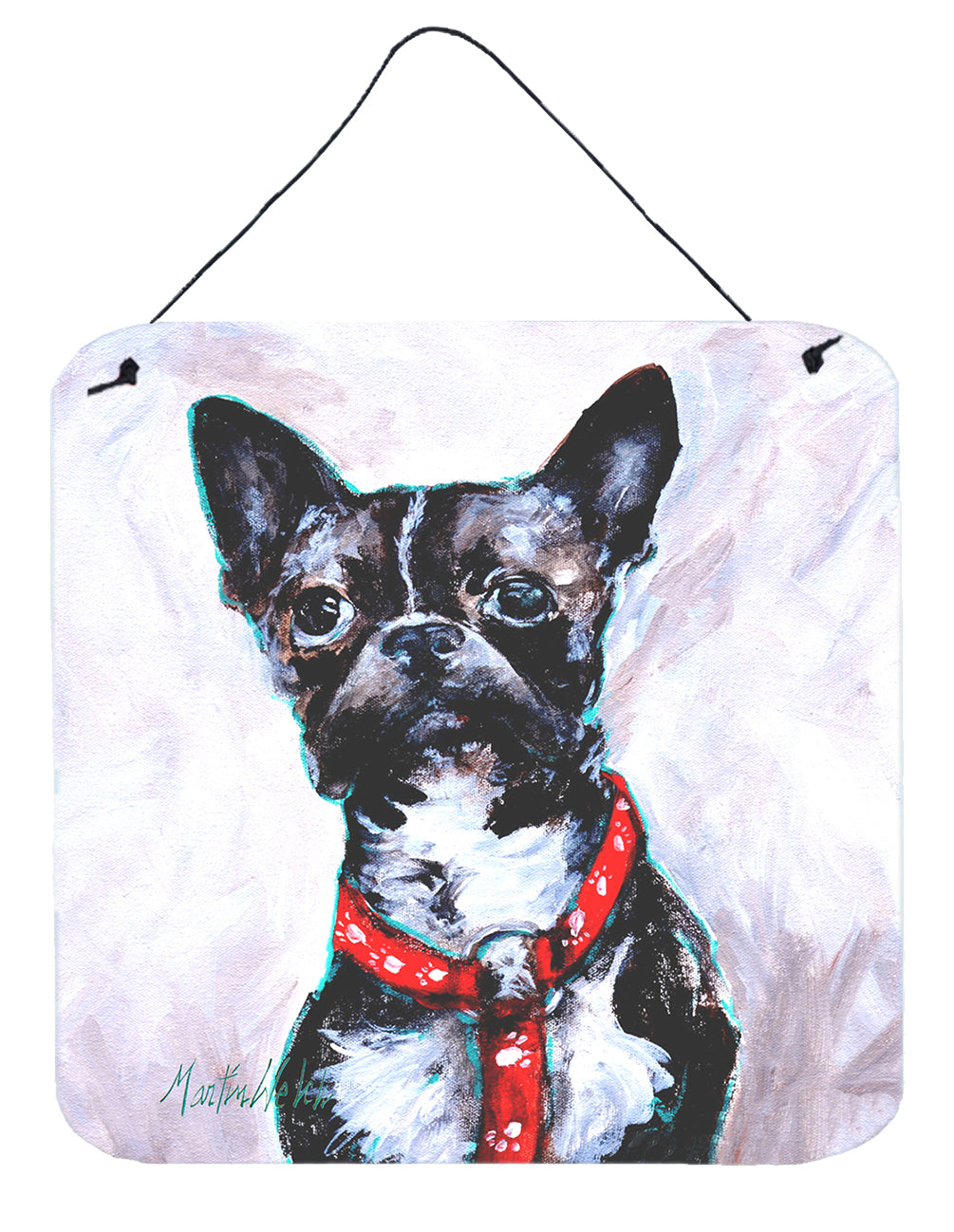 Buy this Boston Terrier Brindle Ziggy Wall or Door Hanging Prints