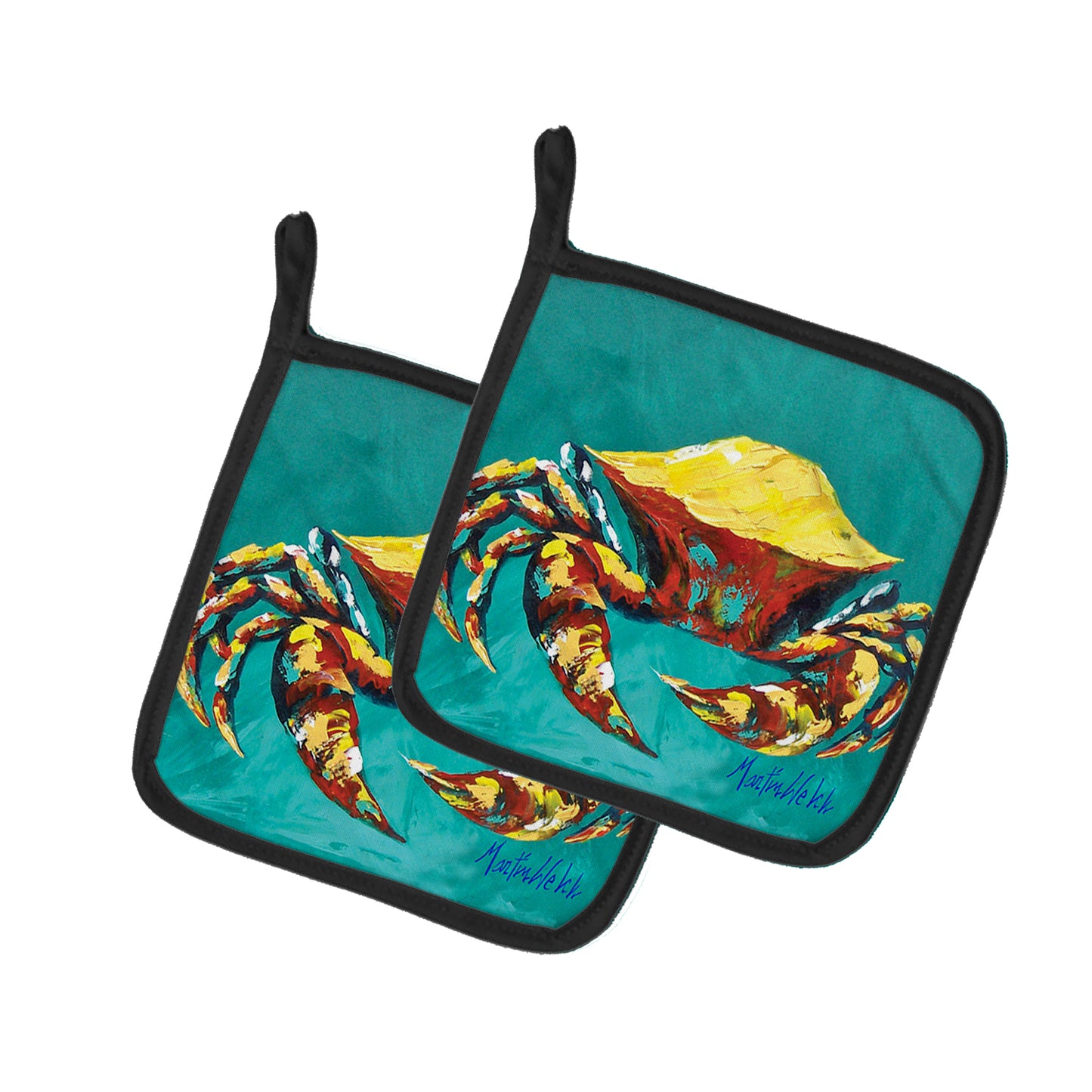 Buy this Crab Tunnel Pair of Pot Holders