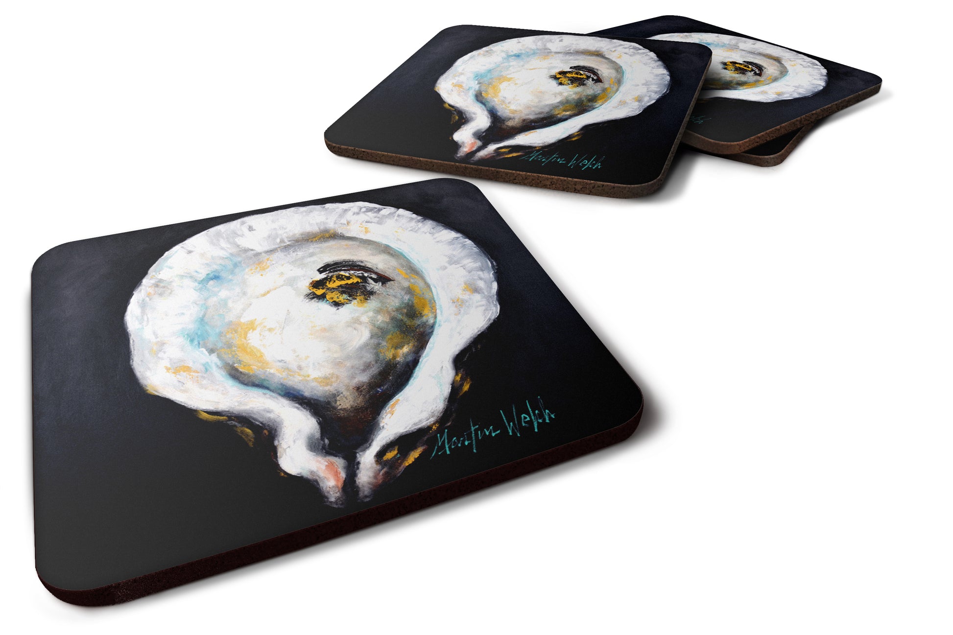 Buy this Oyster Eye Five Foam Coaster Set of 4