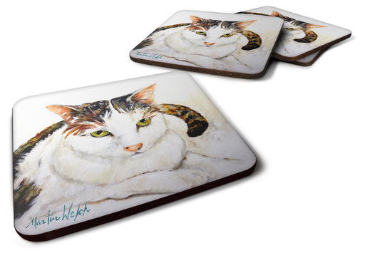 Buy this Lanie Cat Foam Coaster Set of 4