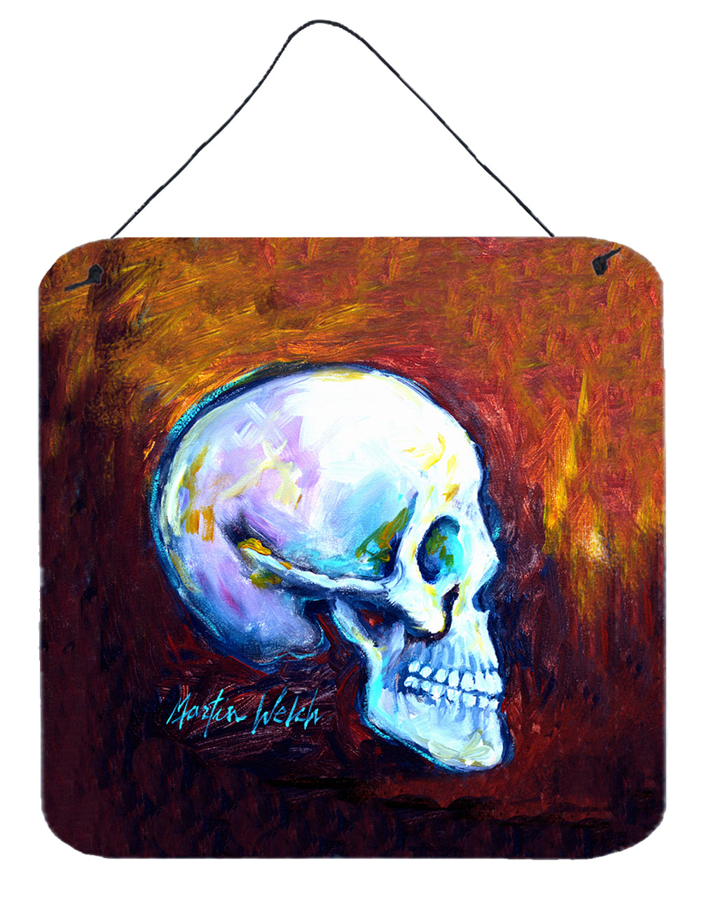 Buy this Skeleton My Best Side Wall or Door Hanging Prints