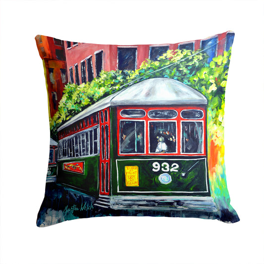 Buy this Streetcar St. Charles #2 Fabric Decorative Pillow