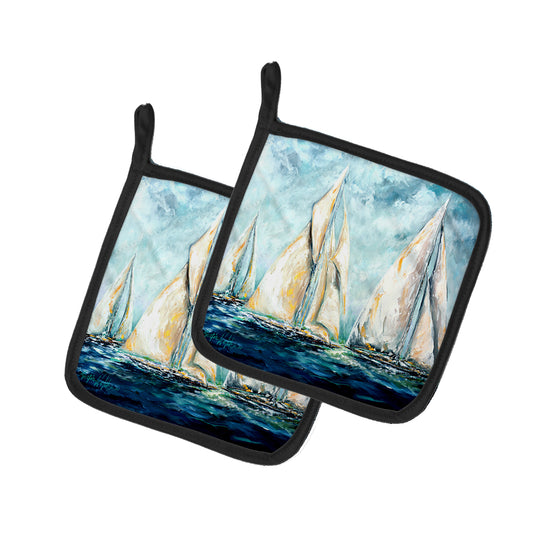 Buy this Sailboats Last Mile Pair of Pot Holders