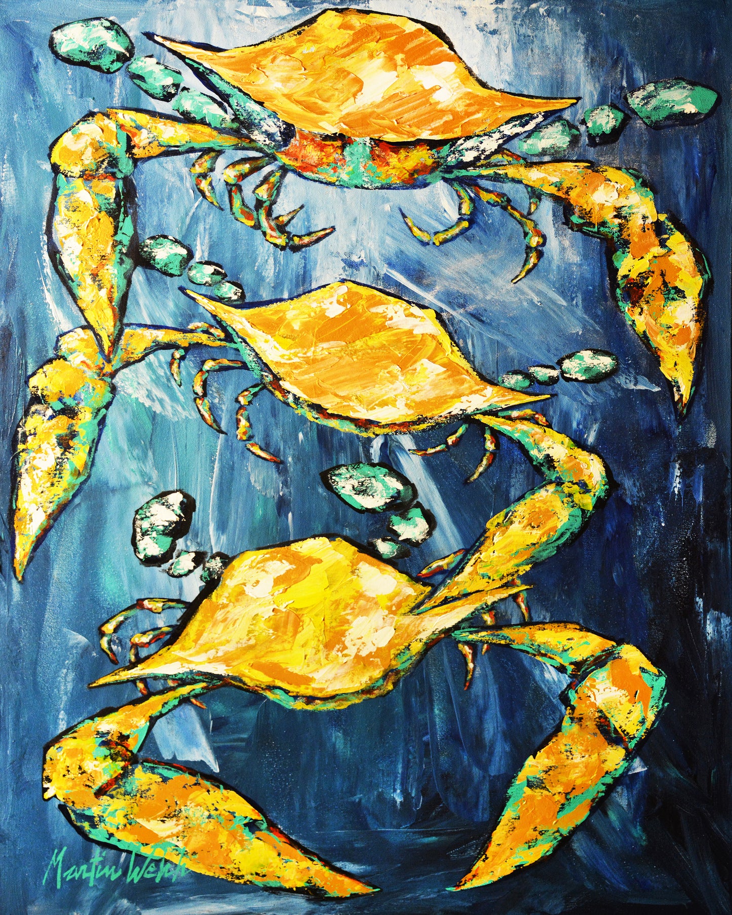Make A Wish - Blue Crabs - 11"x14" Print