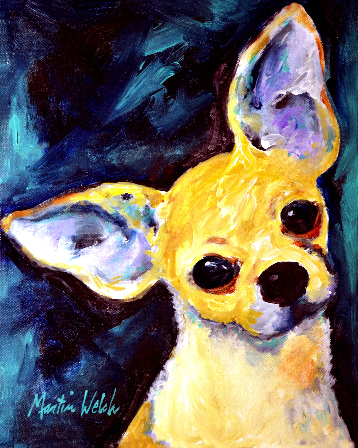 Pedro - Dog Portrait - 11"x14" Print