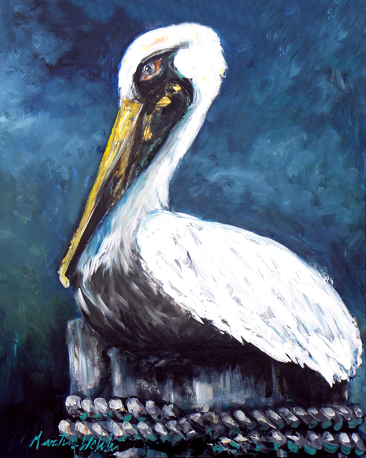 Pelican Bill - Pelican - 11"x14" Print