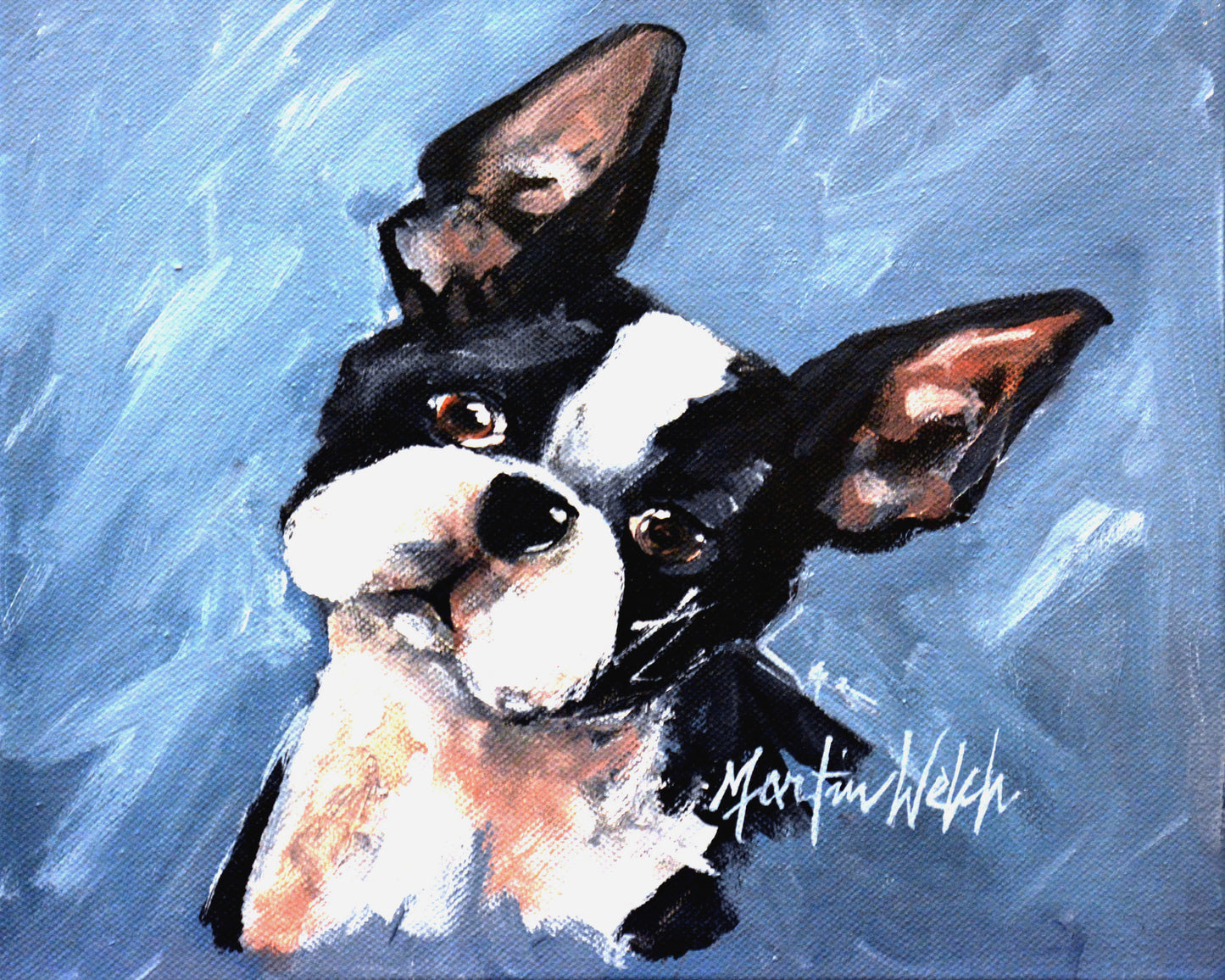 Rascal - Boston Terrier - 11"x14" Print