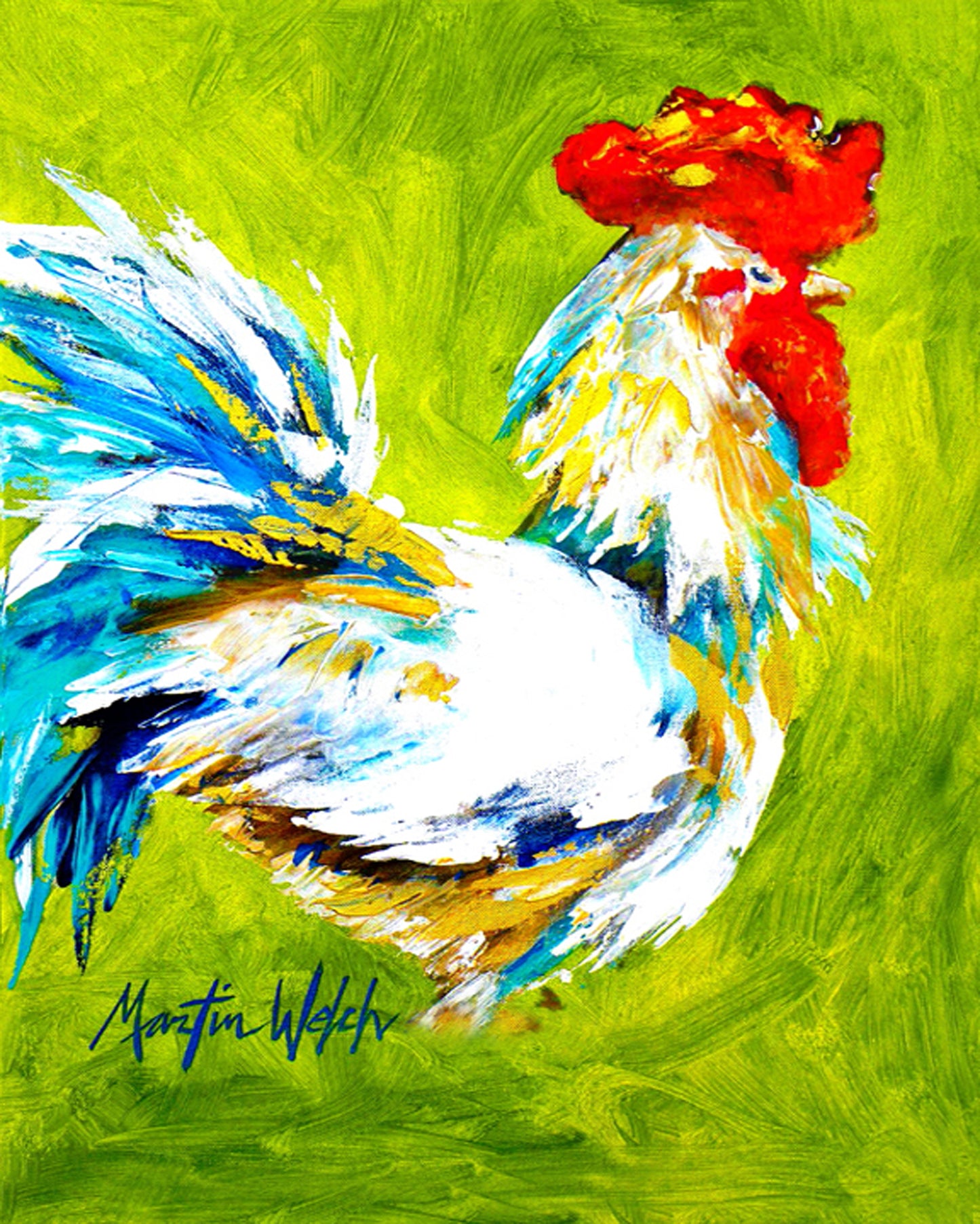 Rooster T - Rooster - 11"x14" Print