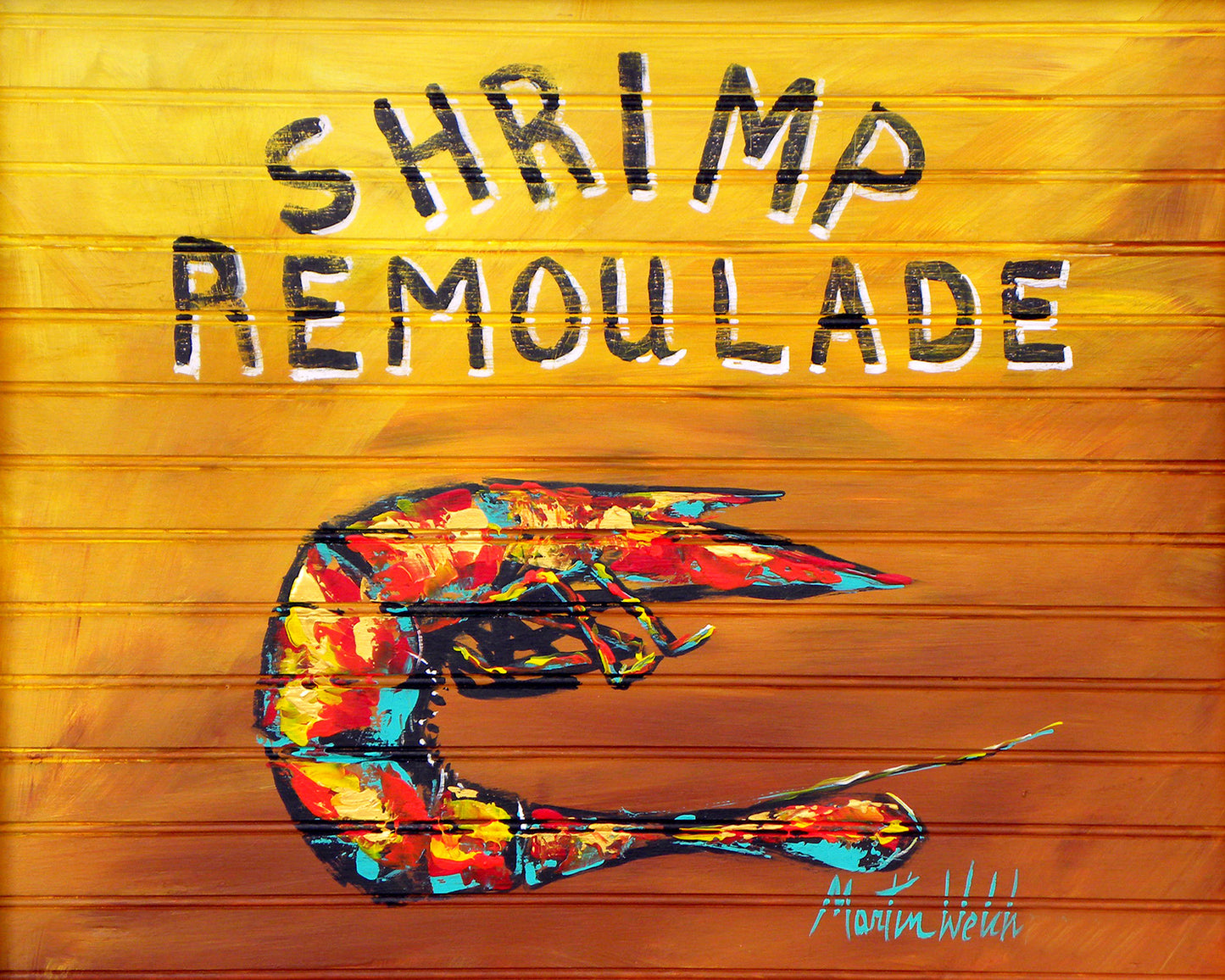 Shrimp Remoulade - Shrimp - 11"x14" Print