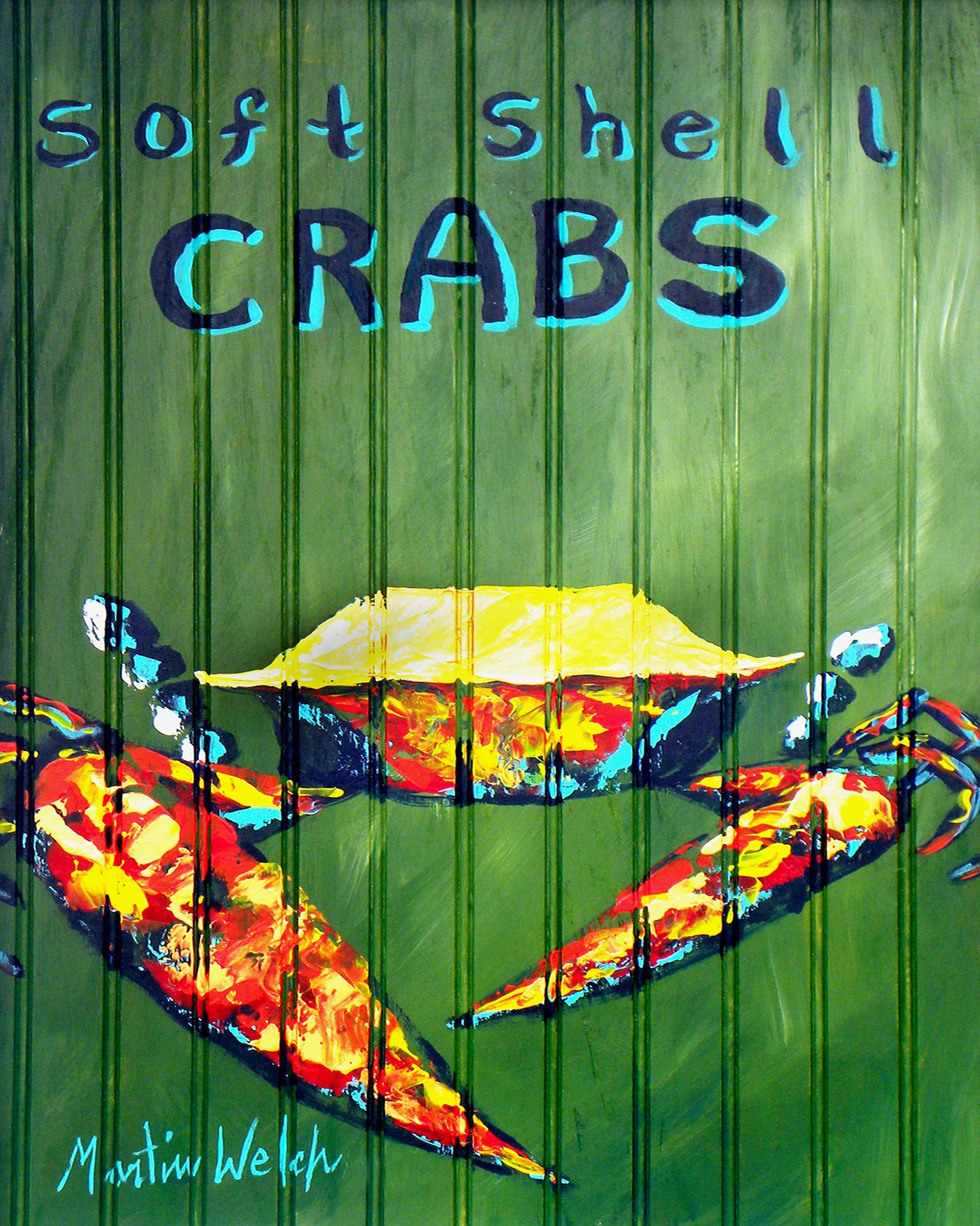 Soft Shell Crabs - Crabs - 11"x14" Print