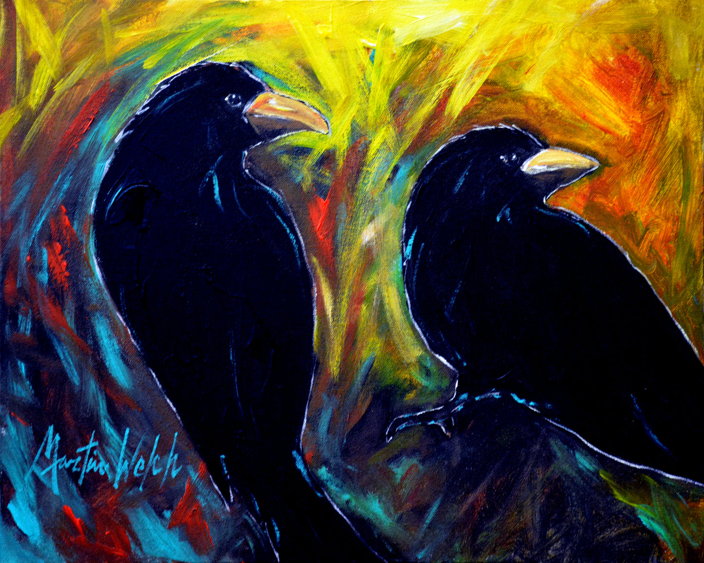 What Was That - Crows - 11"x14" Print